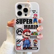 SUPER MARI0 case OPPO series Compatible For-Oppo-A8-A18-A15-A16-A57-A55-A38 A3S A5 A12E A33 A54-A7-A