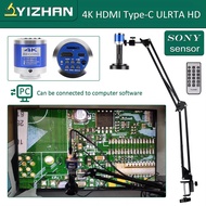 YIZHAN 4K Digital Microscope For Electronic Soldering Coin Microscope 48MP 60FPS Camera HDMI USB 150