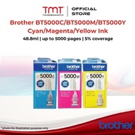 Brother BT5000C/BT5000M/BT5000Y Cyan/Magenta/Yellow Ink | 48.8ml | up to 5000 pages | 5% coverage