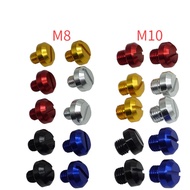 Motorcycle rearview mirror hole decorative screw cnc rearview mirror screw M8 M10