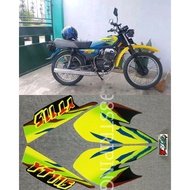 HIJAU STANDARD ORIGINAL YAMAHA YT115 YT 115 GREEN STRIPING STICKER