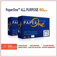 🏅SgReady📦Fast🚚-PaperOne™80gsm A4 500 sheets Copy Papers / All Purpose Premium Quality Copy Paper A4