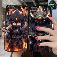 Glass phone case for oppo a3s / a1k / realme c1 / realme c2 cool vip powerful super robot case