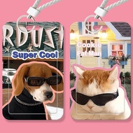 ID CARD HOLDER, Cute Puppy and Cat CARD HOLDER, Suitable for School/ Office, Business CARD HOLDER, S