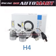 H4 C6 LED Light Car Headlight Auto Head light Lamp 6500k White Light