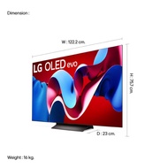 LG สมาร์ท TV OLED 55 นิ้ว ATM สีดำ รุ่น OLED55C4PSA.