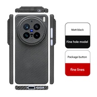 Vivo X200 Pro เคสเคสสำหรับ Vivo คาร์บอนไฟเบอร์แท้ X200 Pro Aramid Fiber บางพิเศษป้องกันการตกกระแทก