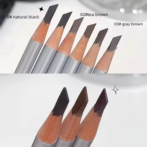 Sweet Mint Hard Core Eyebrow Pencil Firm Texture Smooth Strokes No Caking Clear Wild Brows Beginner