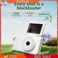 Digital Camera 48MP Portable CCD Camera 2.8 Inch 180 Flip Screen Vlogging Camera