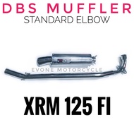 DBS Exhaust Muffler Pipes for wave 100R  wave 110 R   XRM125 Fi  ( Honda / yamaha / kawasaki / suzuk