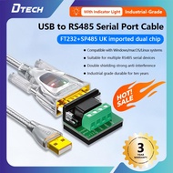 DTECH USB to RS485/422 Serial Port Cable 9-Pin COM Port Industrial Grade PLC Communication Module Tr