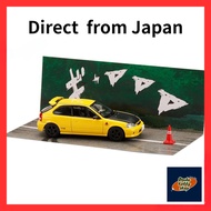 HobbyJAPAN Initial D 30th Anniversary Blister Package Diorama Set Series 1/64 Honda CIVIC (EK9) Tōdō