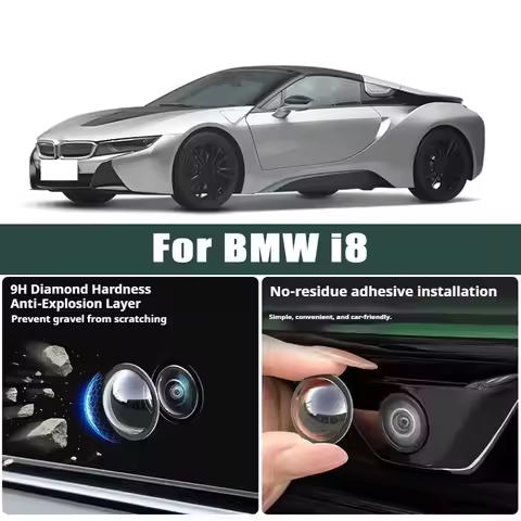 Car Camera Lens Protector 2PCS Rear View Backup Camera Cover 360Β° Camera Protection Anti Scratch Wat