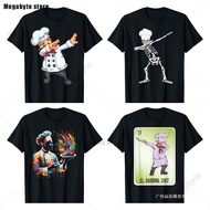 COD Dabbing Hibachi Chef Funny T-Shirt Cotton Fitness Tees Class SABN