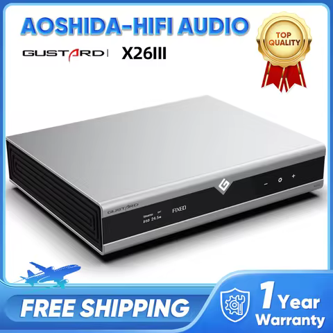 GUSTARD DAC-X26III DAC Network Streaming Decoder Double ES9039SPRO DSD512 PCM768 MQA With remote con
