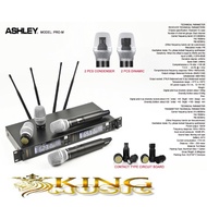 mic wireless ashley Pro m pro-m handheld multi channel original