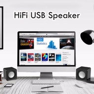 USB Speaker Laptop Desktop Stereo Mini Speaker With RGB LED Light AUX Audio For PC Computer Gaming S