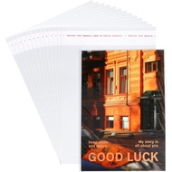 100Pcs 5-1/2 x 7-1/2 Inch Thick Greeting Card Clear Plastic Sleeves Self Sealing Cellophane Cello Ba