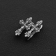 Hip Hop Retro Cross Earrings Earrings Female Fashion Niche Design Retro High-End Earrings
