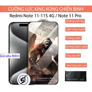 Kingkong Redmi Note 11 / 11S 4G / Note 11 5G / Note 11 Pro / Note 11 Pro 5G China Tempered Glass - full Screen Sticker