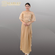 Women elegant Mother dress Pang-ninang Woman dress Formal dress Occasional Dress Formal outfit