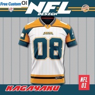 NFL OVERSIZED  NFL Edition KAGAYAKU JERSEY Unisex Fashion Short Sleeve Jersey