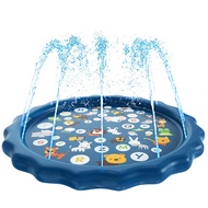1 Pc Summer Splash Pad, Sprinkler For Families Outdoor Entertainment - Pet Sprinkler Pool, 39.4" Out