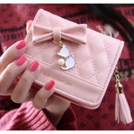 LMS Cat Ribbon Wallet TrendyWanita