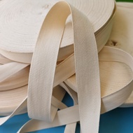 50 meters Cotton satin ribbon gift flower decoration cotton ribbon width 1.0cm  1.2cm  1.5cm  2.0cm 