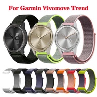 Nylon Loop Wrist Strap For Garmin Vivomove Trend Watch Strap For Garmin GarminMove Trend Bracelet Accessories