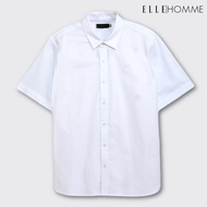 ELLE HOMME | Short-Sleeved Shirt Oversize Collar Suitable For Work And Casual. W8B674