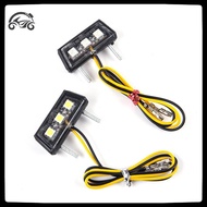 [8C11] 12V Motorcycle License Plate LED Light Waterproof Motorcycle License Light [8C]