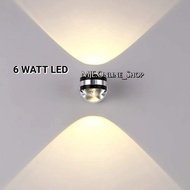 Minimalist 6 WATT LED WALL LIGHT 6W LED INDOOR 2-Way LED WALL LIGHT