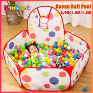 Kmoist Newborn Ocean Ball Pit Pool Children Outdoor/Indoor Foldable Game Play Tent for 1 2 3 years baby kids (only tent, no ball!!)