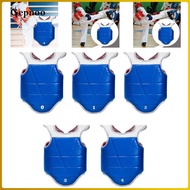 Gepnoo Sports Chest Protector Shockproof EVA PU Belly Ribs Guard Armour Pad for Karate Taekwondo Box