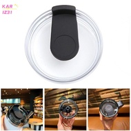 KARIZ Cup Cap, Plastic Splash Spill Proof Bottle Cover, Black Universal 20oz/30oz Without Straw Seal