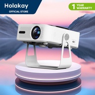 Holakay Native 1080P 650ANSI 4K Android11 L018 Projector With Auto Keystone Correction Focus Wifi6 B