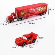 McQueen Mack รถของเล่นสำหรับเด็กโมเดลรถยนต์เหล็กรถบรรทุกเพื่อความสนุกในร่ม