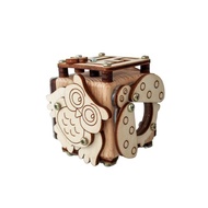 fidget cube - 木製嬰兒忙碌立方體，蒙台梭利玩具，幼兒活動