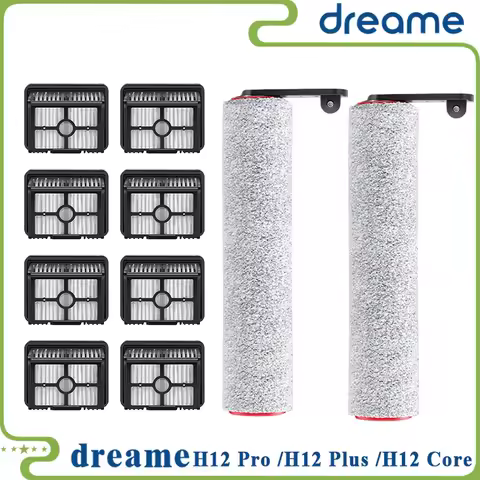Dreame H12 Pro/ H15 Pro / H12 Plus / H13 pro plus Mix / M13 BETA Soft Brush Spare Parts Wet Dry Roll