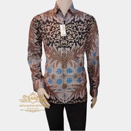 KEMEJA Premium Long Sleeve Men's Batik | Premium Long Sleeve Men's Batik Shirt | Men's Batik Clothes | Men's Batik Shirt | Batik Men Long Sleeve Batik Shirt SIZE M L XL XXL S72