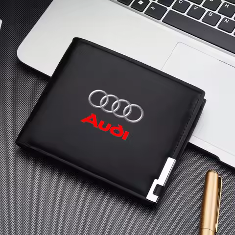 2025 Hot Car Documents Storage Bag Leather Wallet For Audi A1 A3 A4 8P 8L 8V A5 B6 B7 A6 A7 C5 C6 Q3