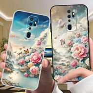 DMY case flower oppo A9 A5 A74 A95 A93 A92 A52 A72 F11 F9 R15 R17 R9S plus Find X2 X3 X5 pro soft silicone cover case shockproof