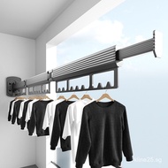 KAKUGU Wall Mounted Clothes Drying Rack Retractable Fold Away Clothes Dry Rac  folding clothes hange