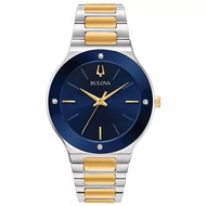 BULOVA 98E117 Modern Quartz,  Stainless Steel Diamond , Silver-Tone Men's Watch