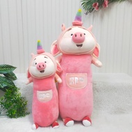 Guling Soft Pig Costum Unicorn Size 45cm/18"/boneka pig kado ultah