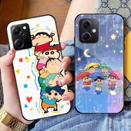 Crayon Shin-chan 06 Glass Phone Case For Xiaomi Poco X7 Pro X6 X5 X4 X3 Nfc M5 M4 5G F6 F5 F4 F3