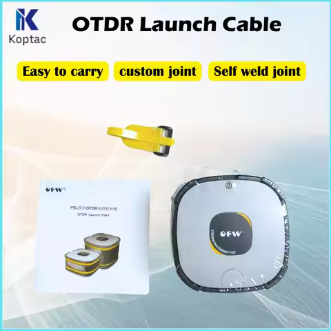 Fiber Optic Launch Cable OFW 1000M Sc/fc/lc 1km 2km Otdr Launch Cable Fiber Launch Box Dead Zone Eli