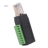 RJ45  Terminal Connector RJ45 Solderless 8-Pin Terminal Block Adapter
