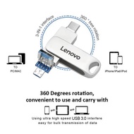 2TB/Lenovo Flashdisk 3 in 1 type c 1TB 3.0 usb High Speed 2TB 1TB